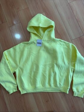 DSG Neon Yellow Pullover Hoodie Sweatshirt